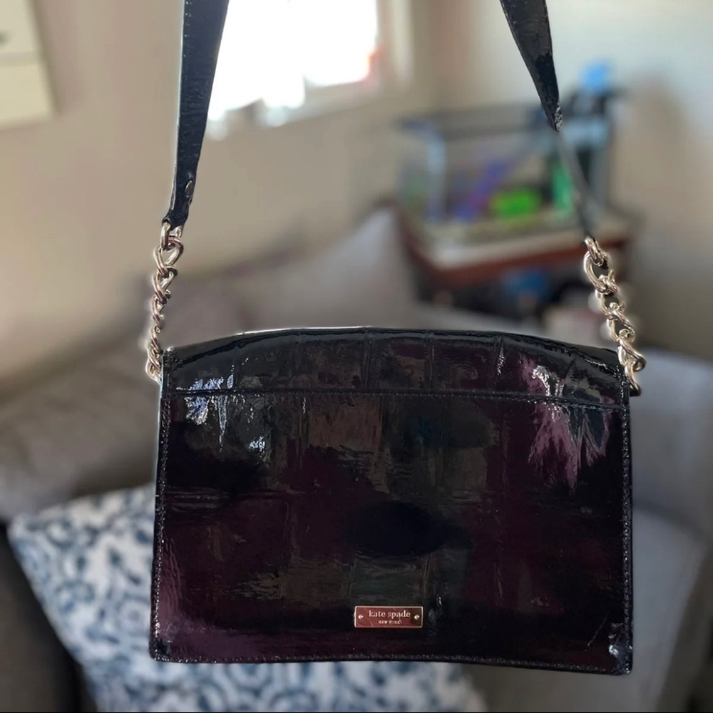 Kate Spade New York Black Leather Shoulder Bag